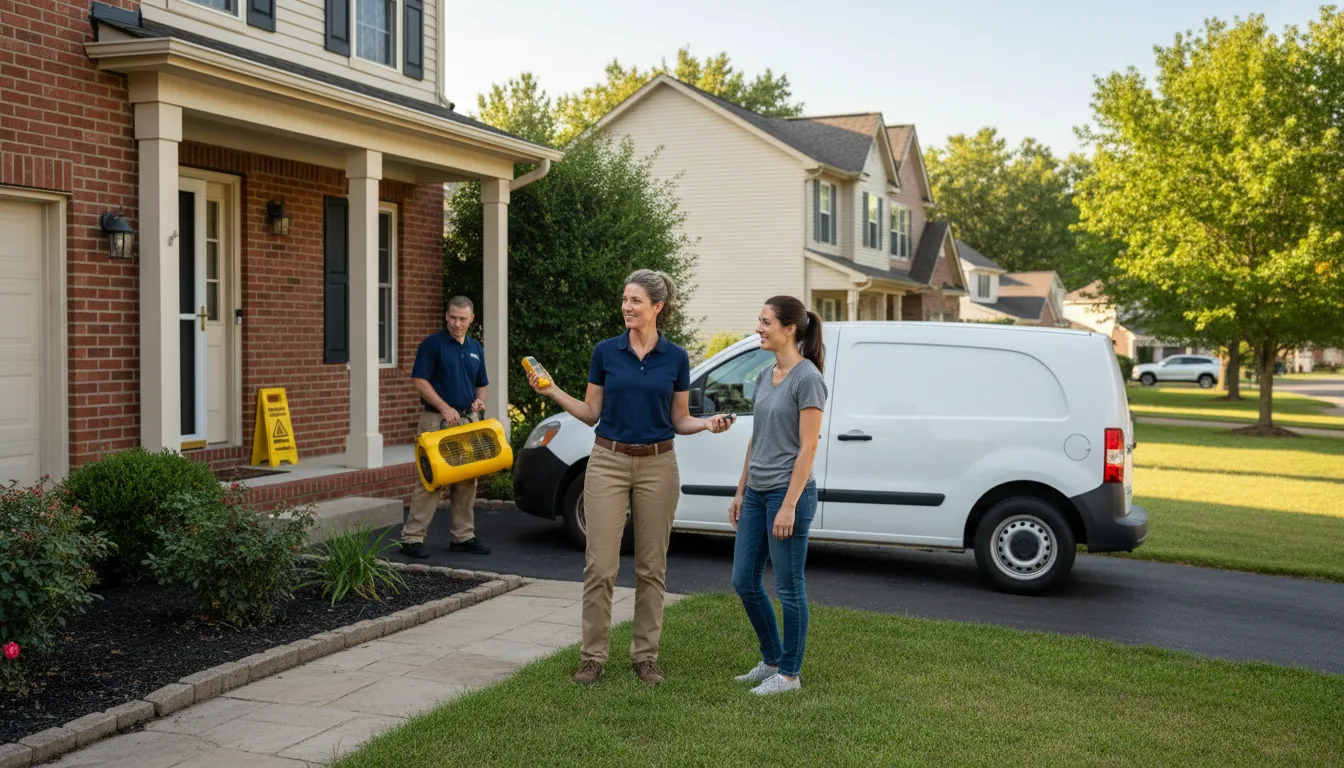 Residential water damage restoration in Crossnore, NC